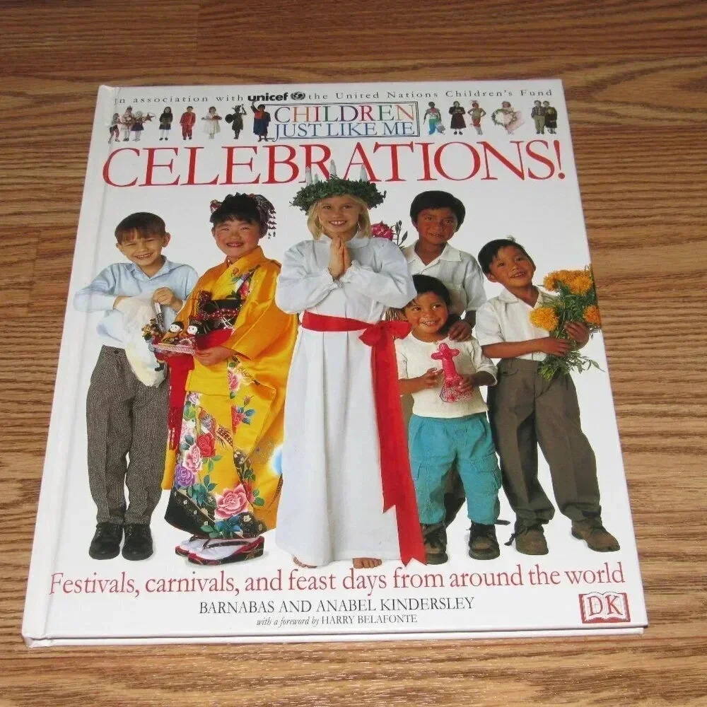 “CELEBRATIONS!” Children Just Like Me DK Hardcover Kids Book: Barnabas Kindersle